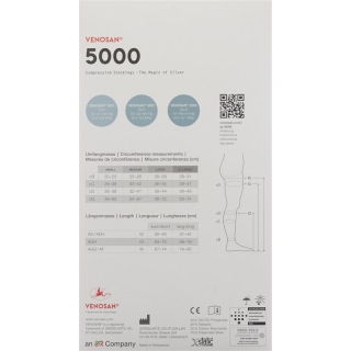 VENOSAN 5003 A-D KKL3 XL длинный открытый Марокко 1 пара