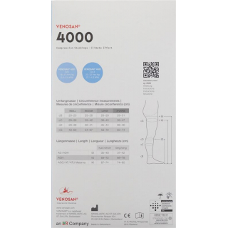 Venosan 4002 A-DH KKL2 XL длинные закрытые Мексика 1 пара