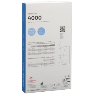 VENOSAN 4001 A-D KKL1 XL укороченный, Мексика, 1 пара