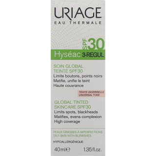 URIAGE Hyséac 3 Regul тональный крем SPF30 40мл