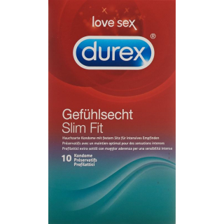 Презервативы Durex Sensitive Slim fit 10 шт.