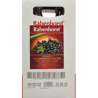 Rabenhorst Schw Johannisbe Nek Bio(neu) 6x 750ml