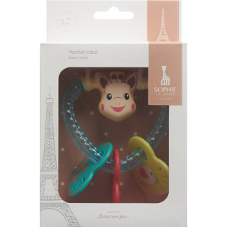 Sophie La Girafe heart rattle