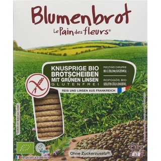 Blumenbrot Knusprige Schnitten Grüne Linsen 150g