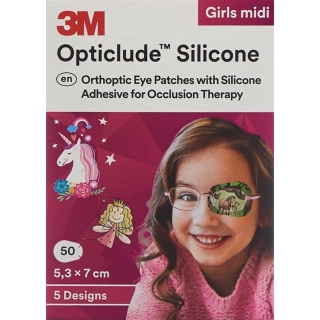 3M Opticlude Sil Augenv 5.3x7cm Midi Gi (n) 50 Stück