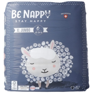 Подгузники BE NAPPY размер 6 15-30 кг XL jumbo