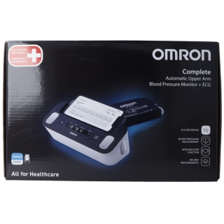 OMRON Полный прибор для измерения артериального давления на плече со встроенным радиоприемником ЭКГ
