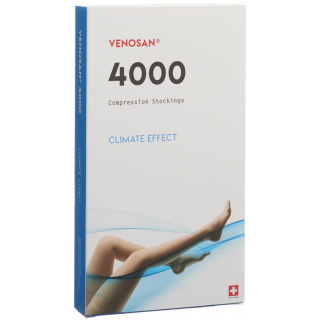 VENOSAN 4001 A-D KKL1 L короткие открытые черные 1 пара