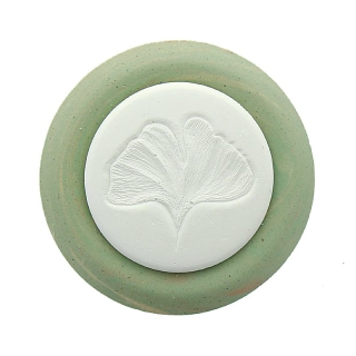 Herboristeria Scented Stone Gingko Plate Light Green