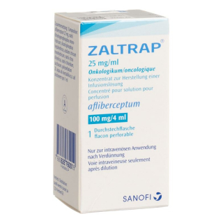 Zaltrap Inf Konz 100 mg / 4 ml 4 ml Durchstf