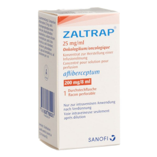 Zaltrap Inf Konz 200 mg / 8 ml 8ml Durchstf