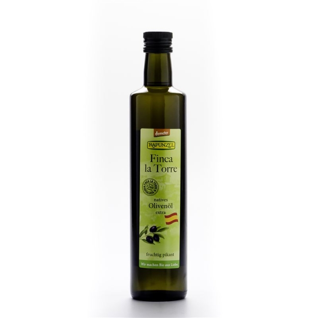 Масло оливковое Рапунцель Nat Ext Finca La Torre бутылка 0,5 л