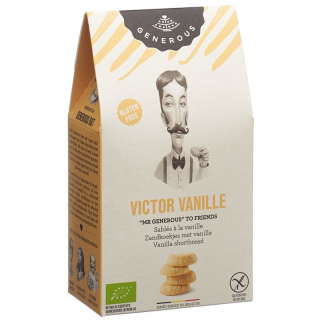 Generous Victor Vanille Sables Glutenfrei 120g