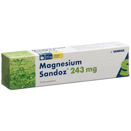 Magnesium Sandoz Brausetabletten 20 Stück