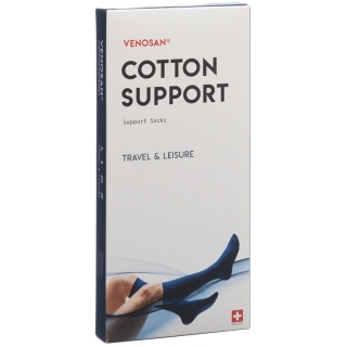 Venosan Cotton A-d Support Socks L Olive 1 Paar