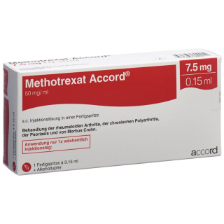 Methotrexat Accord 7.5mg/0.15ml Fertigspritze 0.15ml