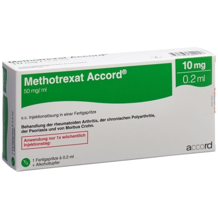 Methotrexat Accord 10mg/0.2ml Fertigspritze 0.2ml