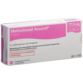 Methotrexat Accord 17.5mg/0.35ml Fertigspritze 0.35ml