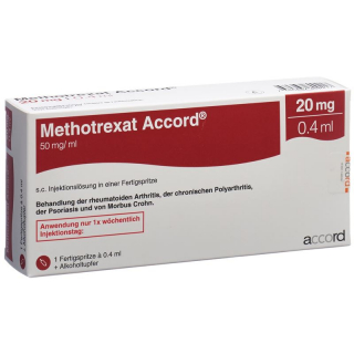 Methotrexat Accord 20mg/0.4ml Fertigspritze 0.4ml