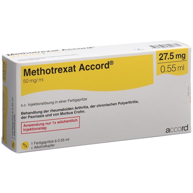Methotrexat Accord 27.5mg/0.55ml Fertigspritze 0.55ml