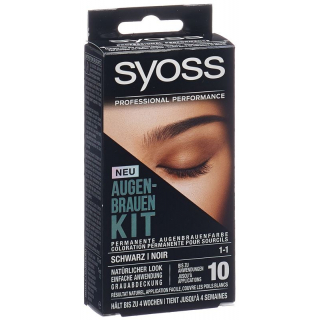 Syoss Augenbrauen-Kit Schwarz 10ml