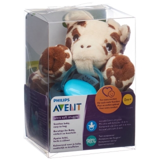 Avent Philips Snuggle+ultra Soft Giraffe Türkis