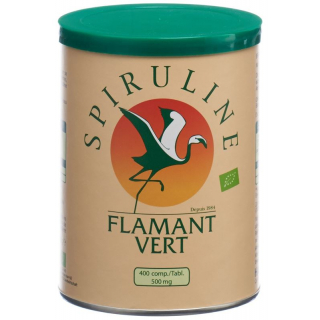 Spirulina Flamant Vert Bio Tabletten 500mg Dose 400 Stück