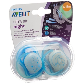 Avent Philips Schnul Ultra Air Ni 6-18m Boy Ste/vo