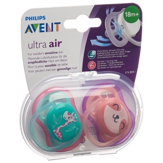 Avent Philips Schnul Ultra Air 18m+ Girl Giraf/bae