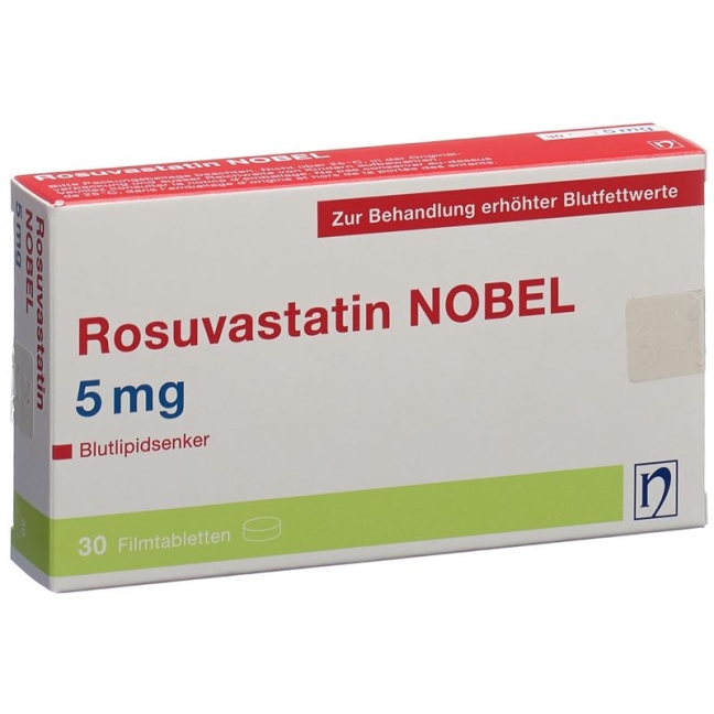 Rosuvastatin Nobel Filmtabletten 5mg 30 Stück