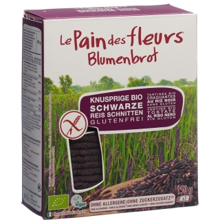 Blumenbrot Knusprige Schnitten Schwarz Reis 150g