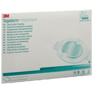 3M Tegaderm Absorb Wundverband 7.6x9.5cm 5 Stück