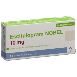 Escitalopram Nobel Filmtabletten 10mg 14 Stück