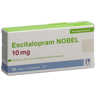 Escitalopram Nobel Filmtabletten 10mg 28 Stück