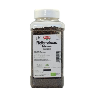 Morga Gewürz Pfeffer Schwarz Ganz Bio Dose 500g