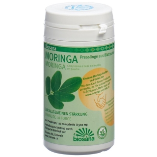 Biosana Moringa Blattpulver Spez Tabletten 120 Stück