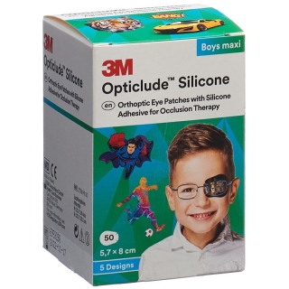 3M Opticlude Sil Augenv 5.7x8cm Maxi Bo (n) 50 Stück