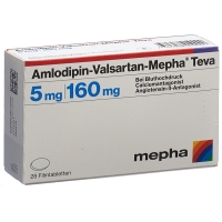 Amlodipin Valsartan Mepha Teva 5/160mg 28 Stück