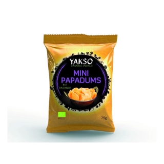 Yakso Mini Papadums Beutel 75g