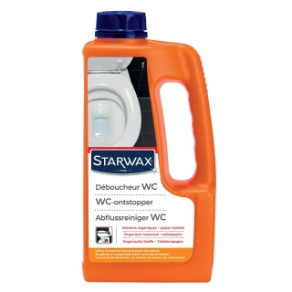 Очиститель канализации Starwax для унитазов без кислоты, бутыль 1л.