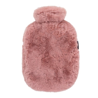 Fashy hot water bottle 2L fleece cover Ex So Hellro