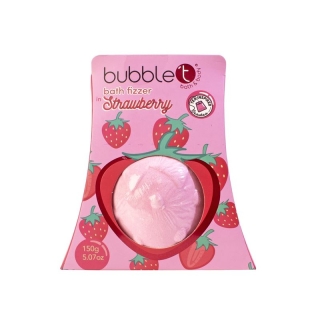 Bubble T Fruitea Bath Fizzer Strawberry 150g