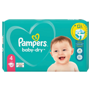 Pampers Baby Dry Gr4 9-14кг Макси эконом упаковка 45 шт