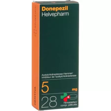 Donepezil Helvepharm 5 mg 28 filmtablets Donepezil Helvepharm 5 mg 28 filmtablets