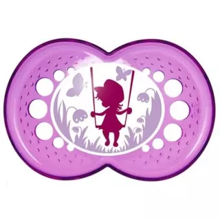 MAM Original Nuggi Silikon 16 bis для 36-месячных Spezialkollektion Girl 2 штуки