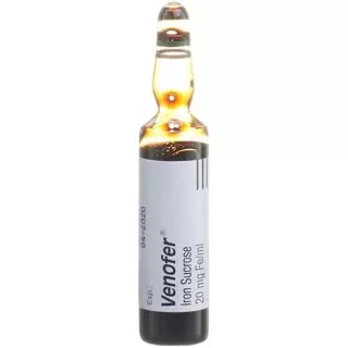 Venofer 100 mg/5 ml 5 Ampullen 5 ml