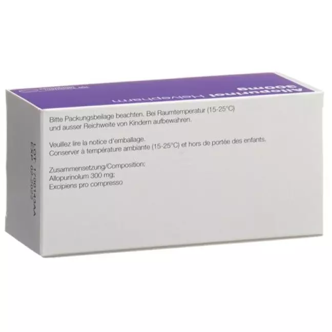 Allopurinol Helvepharm 300 mg 100 tablets Allopurinol Helvepharm 300 mg 100 tablets