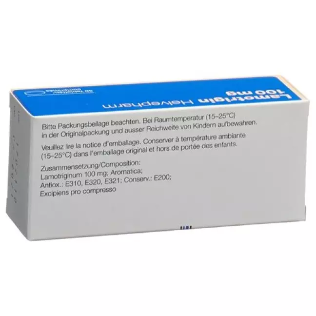 Lamotrigin Helvepharm 100 mg 50 Disp tablets Lamotrigin Helvepharm 100 mg 50 Disp tablets