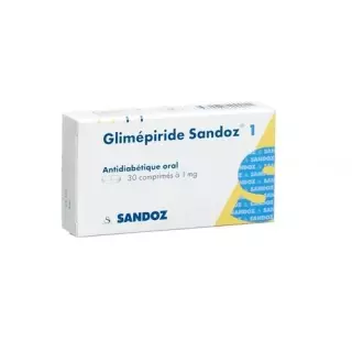 Glimepirid Sandoz 1 mg 30 tablets