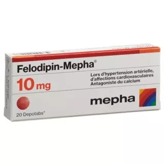 Фелодипин Мефа 10 мг 20 депо таблеток